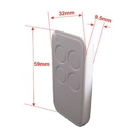 433.92MHz Remote Control 4ch (RCTV-04)