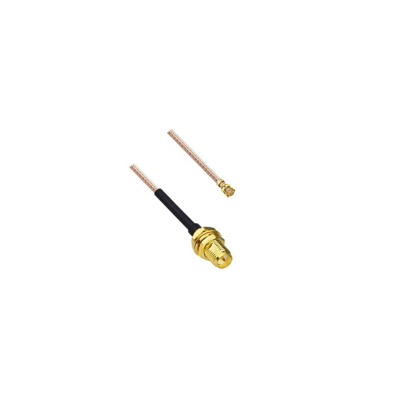 SMA series cable to U.FL Coax Cable (reverse polarity)